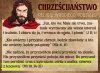 Pis wierny istocie religii, czyli podziałowi na wiernych (dobrych) i niewiernych (złych). To religia nierówności i wrogości.
