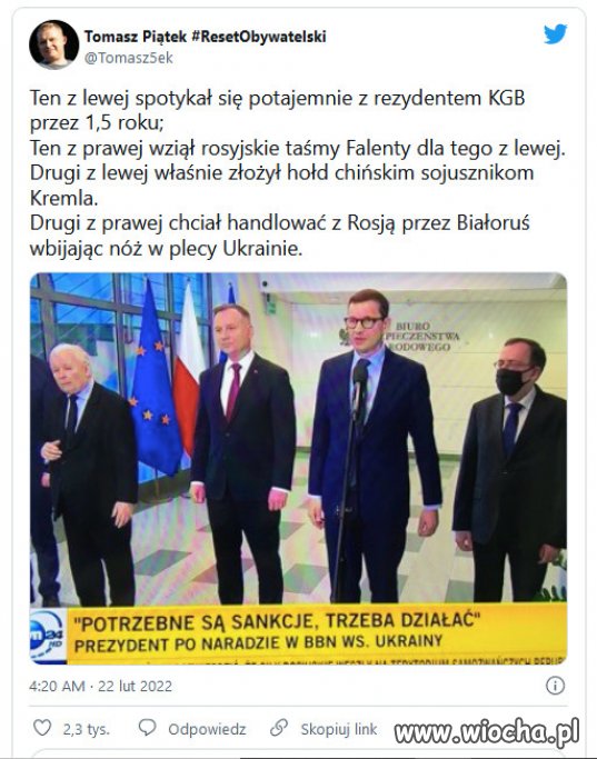 Niebezpieczne związki PiS.