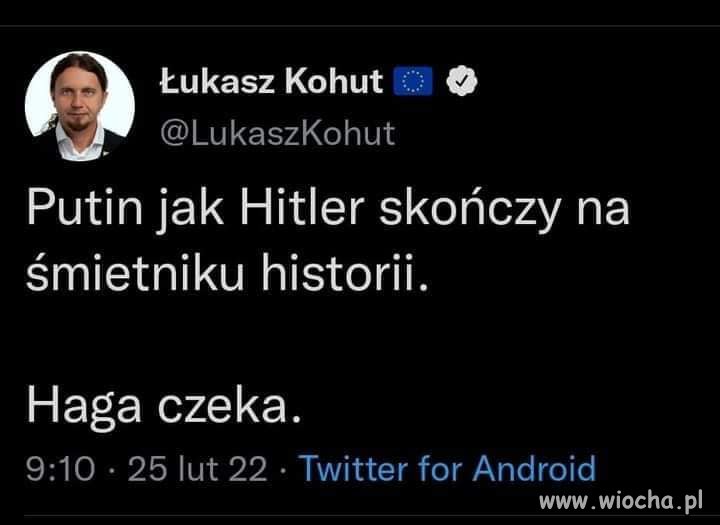 Haga czeka nie tylko na Putina 