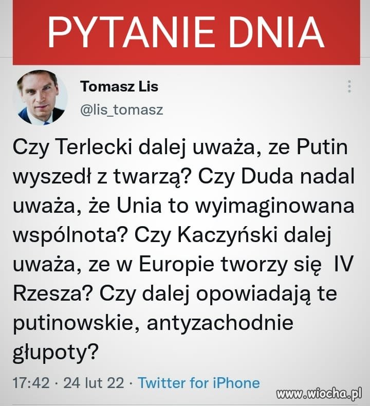 Pytanie dnia 