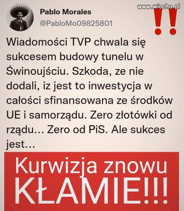 Kurwizja łże jak pis. 