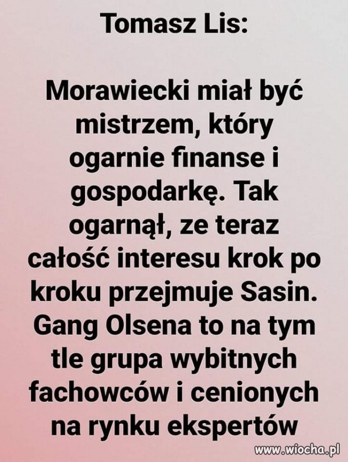 Teraz ja. SASIN !