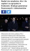 Będzie tak jak 'polskie szwalnie' i szycie maseczek; wielka gala, a później pufff 
