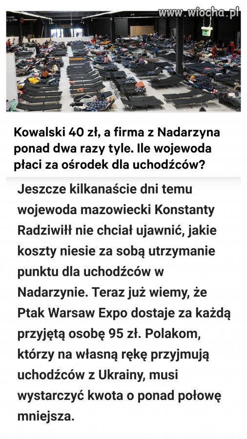 Radziwił, ile Ptak płaci