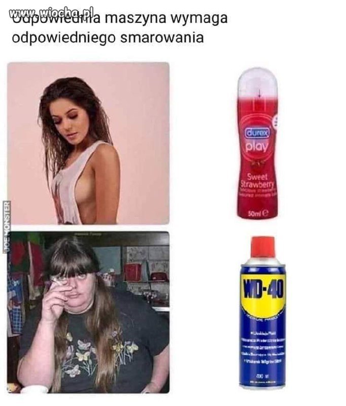 Trzeba dobrze smarować 