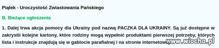 A któż to taki hojny ?