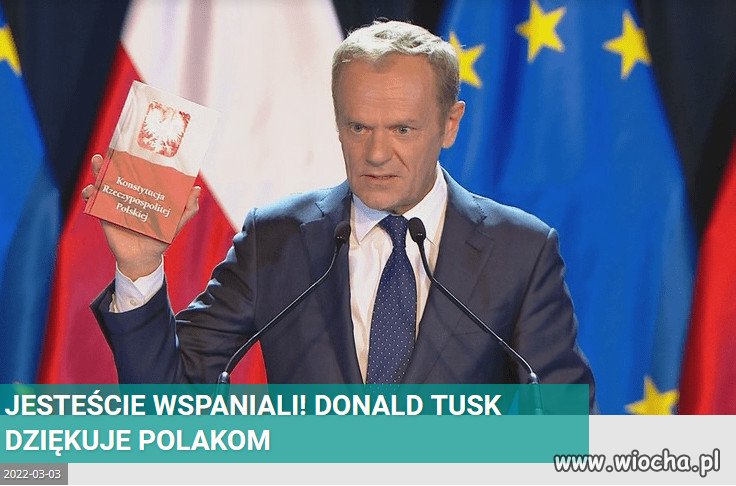 Przywódca narodu, złożył Polakom podziękowania 