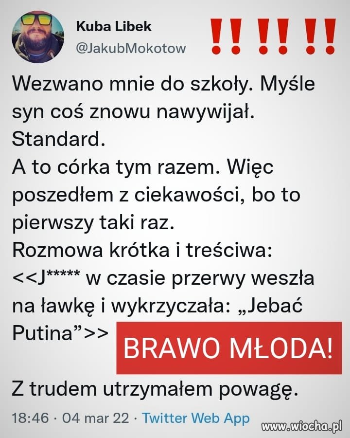 Nauczyciel pewnie z nadania piS