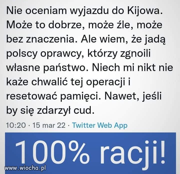 Całkowicie się z tym zgadzam 