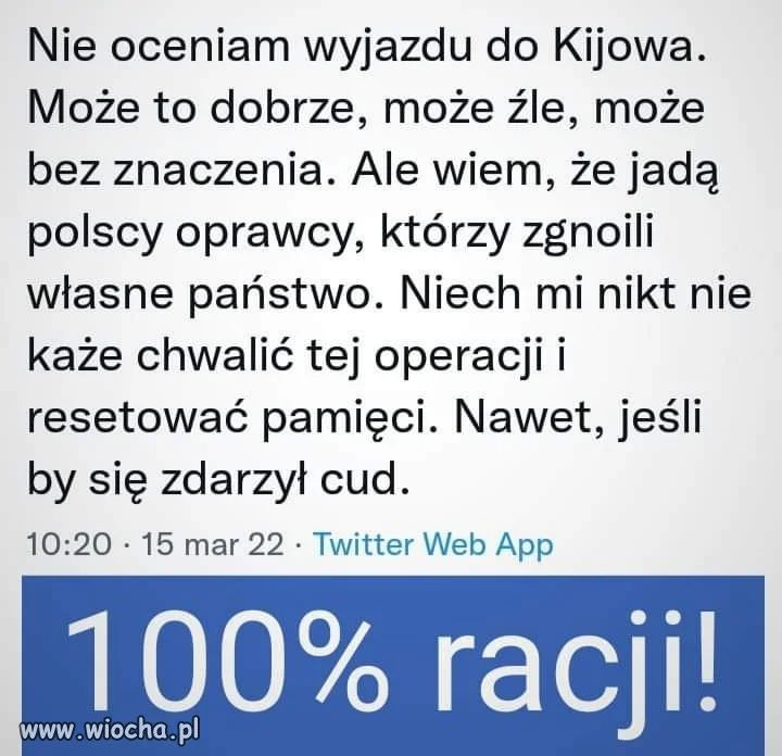 Całkowicie się z tym zgadzam 