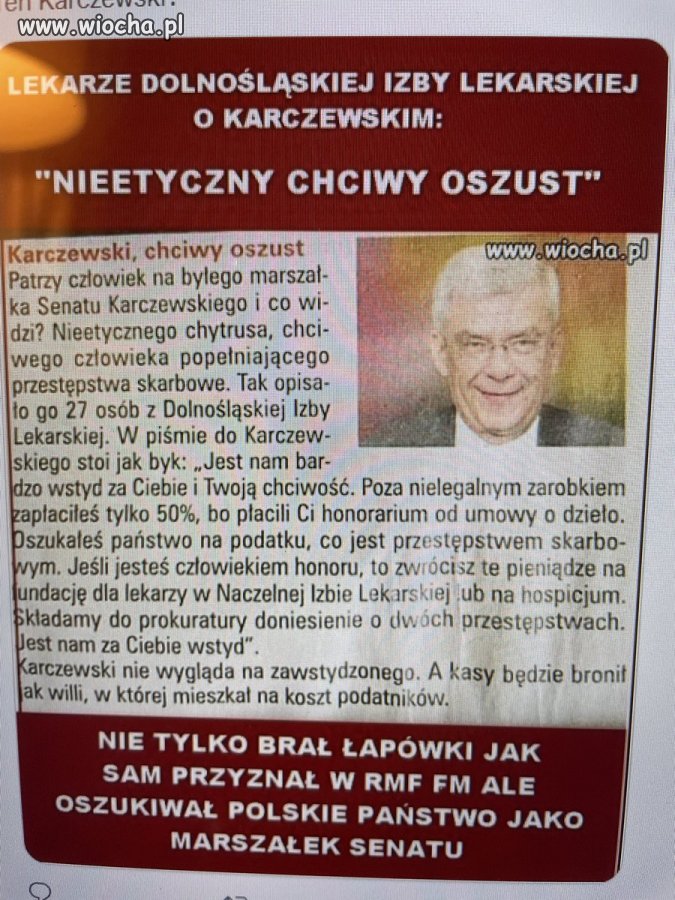 Nieetyczny, chciwy oszust