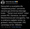 Kaczyński ponownie gra trumnami 