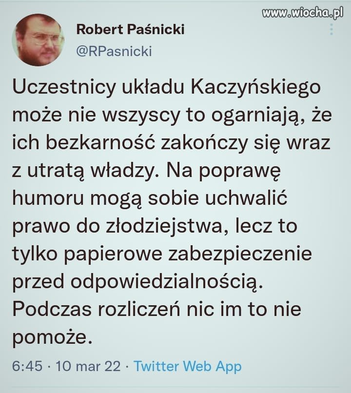 Kodeksu Karnego jeszcze nie unieważnili, więc...