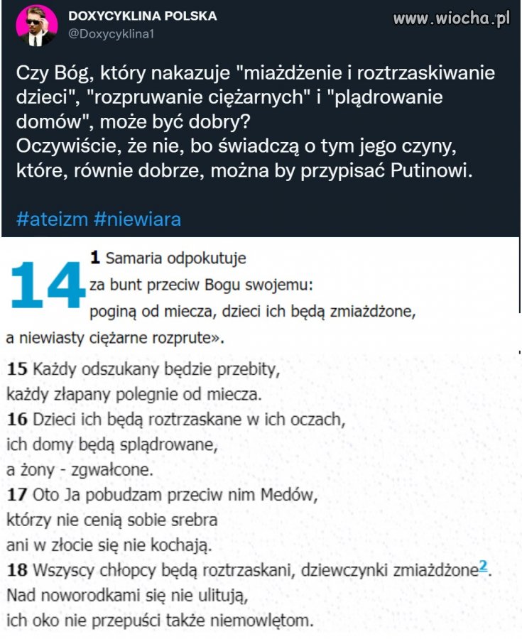 Bo ''bóg jest miłością''?