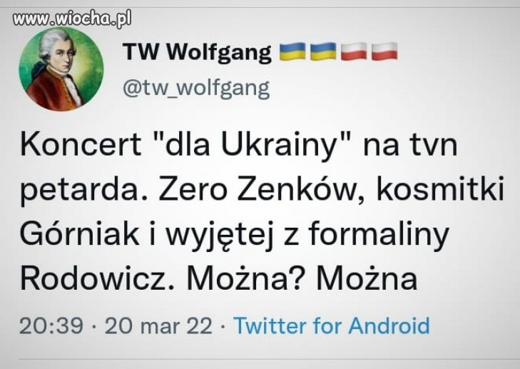 I to był koncert, a nie te kicze TVP