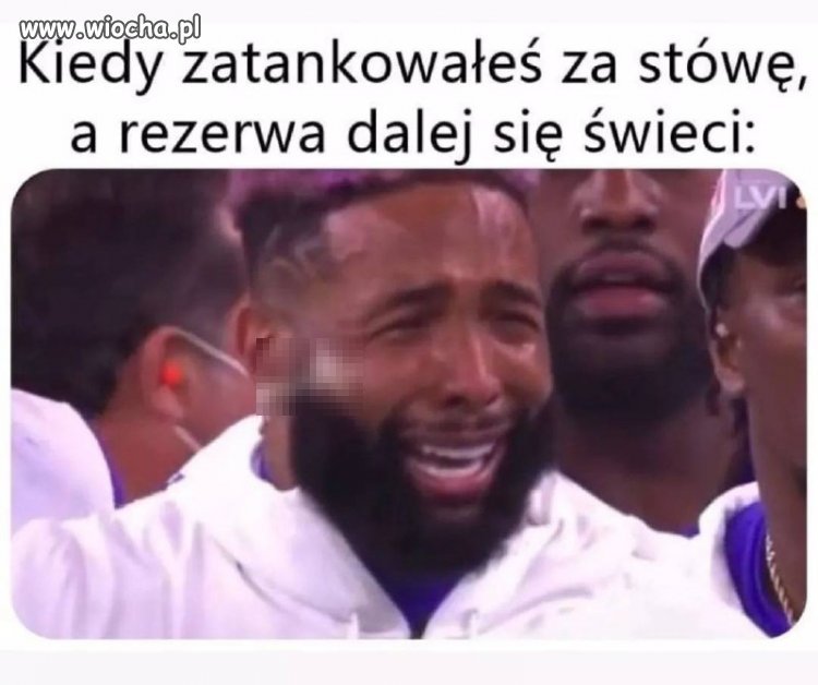 Gdy nakapałeś do baku za stówkę 