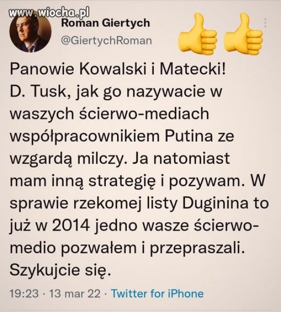 Roman znowu atakuje