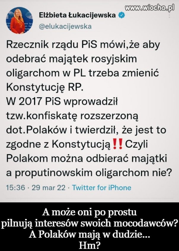 Partia broni oligarchów w Polsce