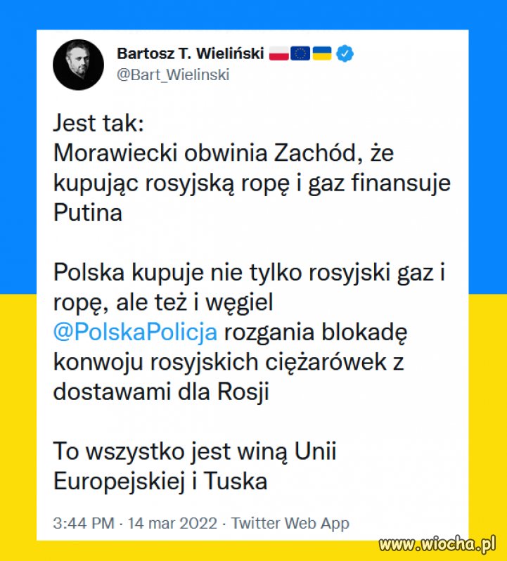To jest właśnie hipokryzja pisowcow
