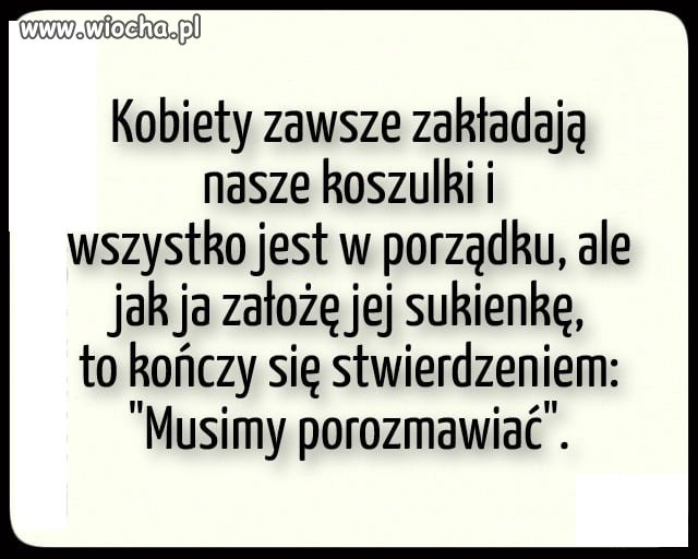 Podwójne standardy , jak zawsze