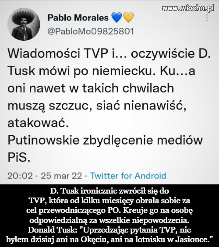 Kolejna wina Tuska 