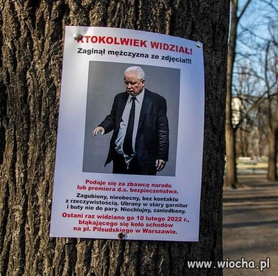 Podajcie dalej, może dziadziuś sie znajdzie...