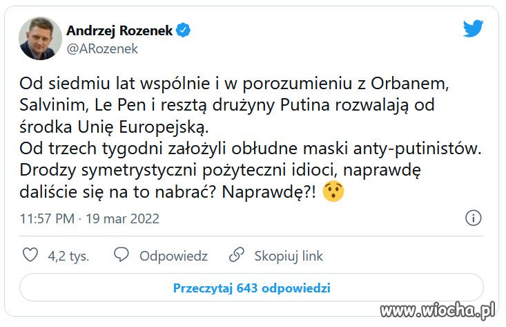 To kłamstwo na użytek wyborów i wiejskiego elektoratu!