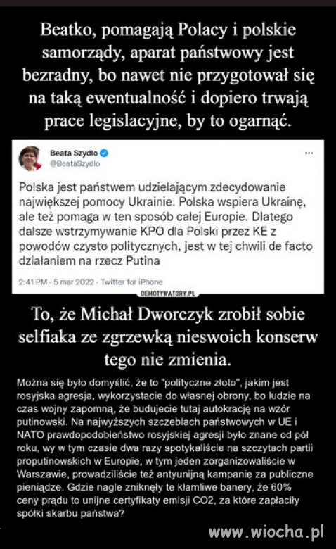 Tak wyglada Polityczne Zloto PiSu, bezczelne klamstwa propagandy