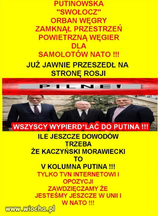 Czy  PiS przy władzy to plan Putina? Bo jakoś dziwnie wygrali...
