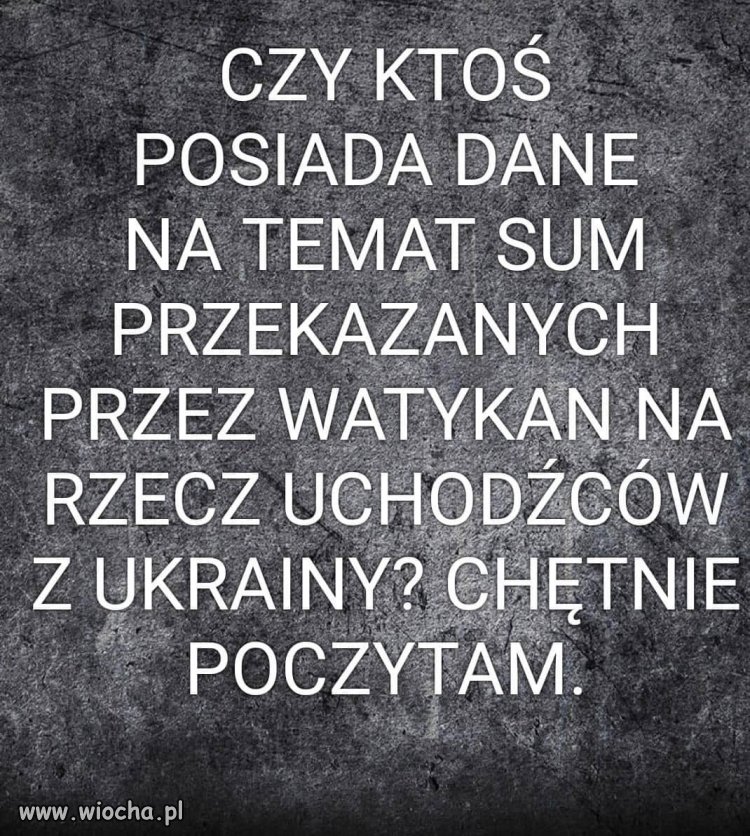 Też chętnie poczytam