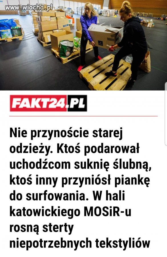 Ludzie pomyślcie trochę zanim coś ofiarujecie