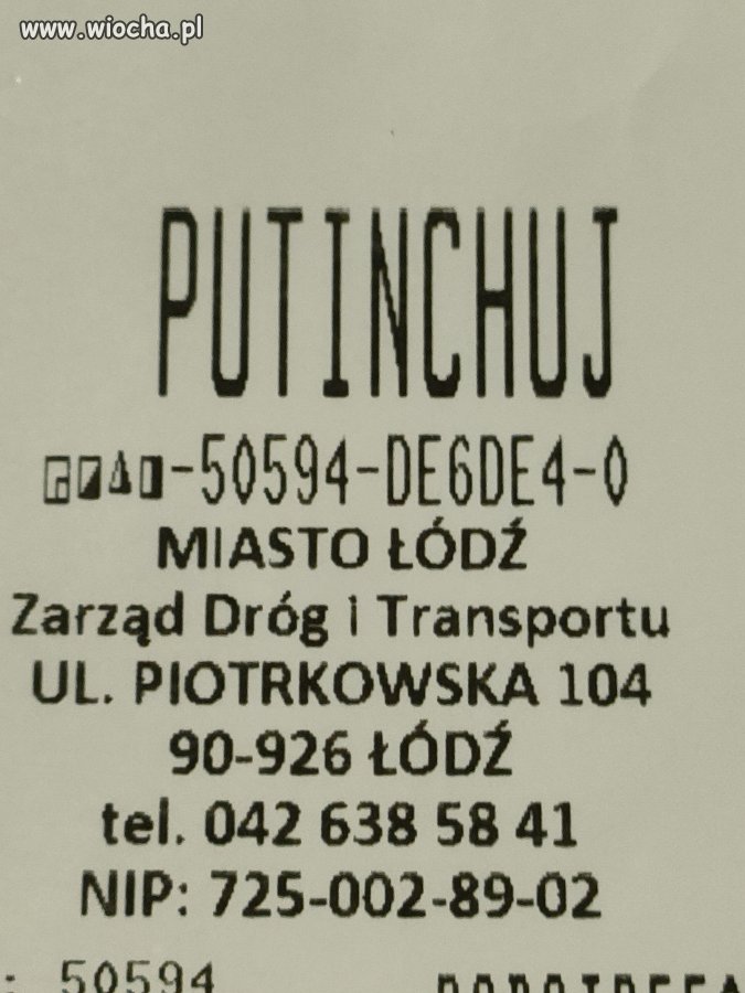 Łódź pozdawia... parkomaty wiedzą...