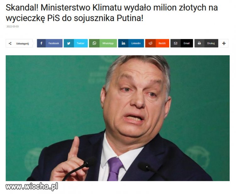 PiS okradal Polakow nawet kosztem klimatu, kolaborujac z Putinem!
