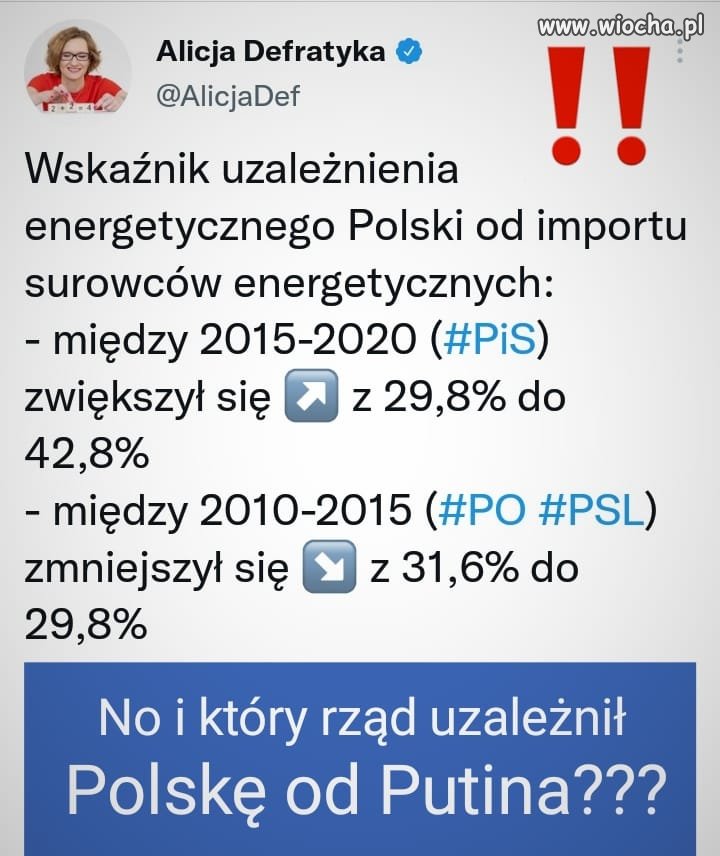 Pisowskie durnie zamiast inwestować w energetykę, to rozdawali pieniądze. 