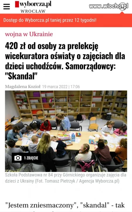 Żerowanie państwa na uchodźcach. 
