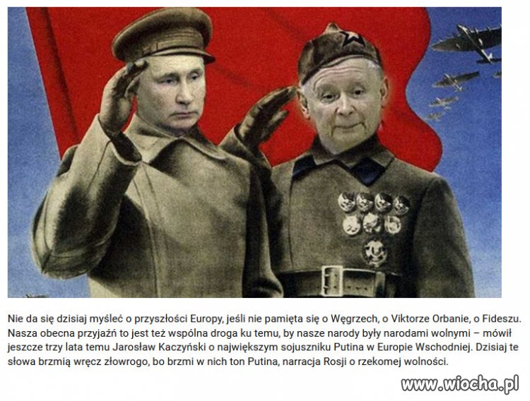 Kaczyński dzisiaj starannie ukrywa swoje związki z Orbanem.