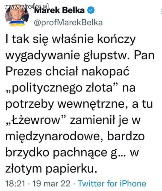 Czego się ten karzeł nie ruszy to spier...