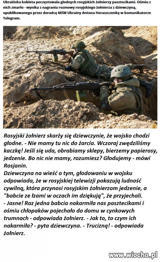 Jak jedna Ukraińska staruszka załatwiła ośmiu sołdatów 