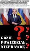 Gdzie powiedział nieprawdę?