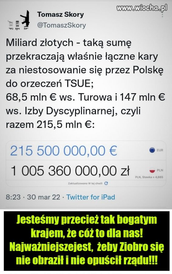 Oni się tym wcale nie przejmują.