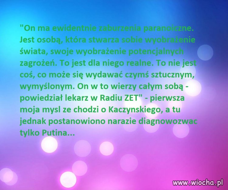 A juz myslalem...