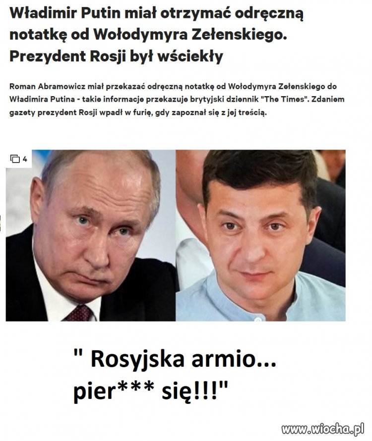 W oczekiwaniu na kapitulację Ukrainy
