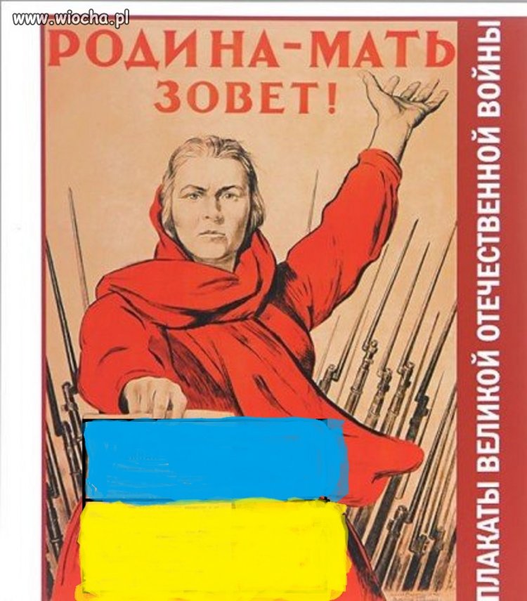 Słynny plakat z czasów Wojny Ojczyźnianej