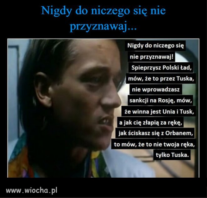 Pierwsza zasada polityki i propagandy PiSu!
