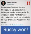On mówi do swoich wyborców. Jego wyborcy to HOMO SOWIETYCUS inaczej FOLIARZE.