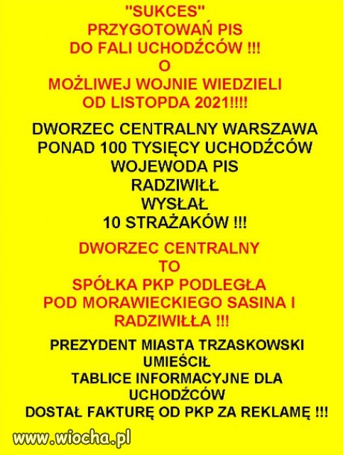 Propaganda PiSu juz oglosila sukces...