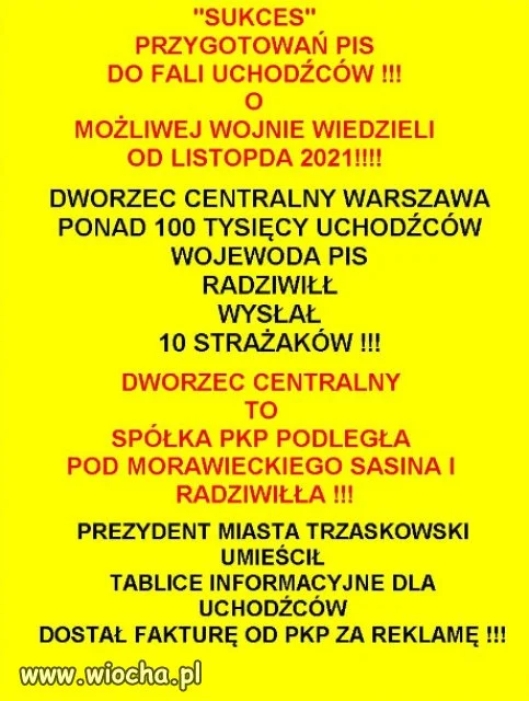 Propaganda PiSu juz oglosila sukces...