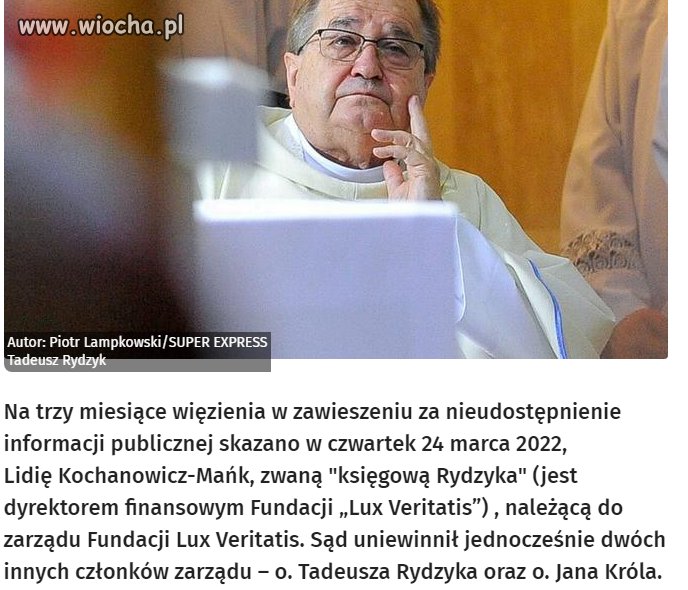 Trochę szkoda że ojczulka uniewinniono