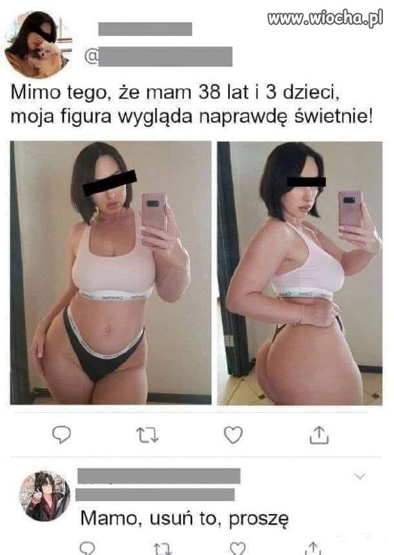 Robi córce obciach 