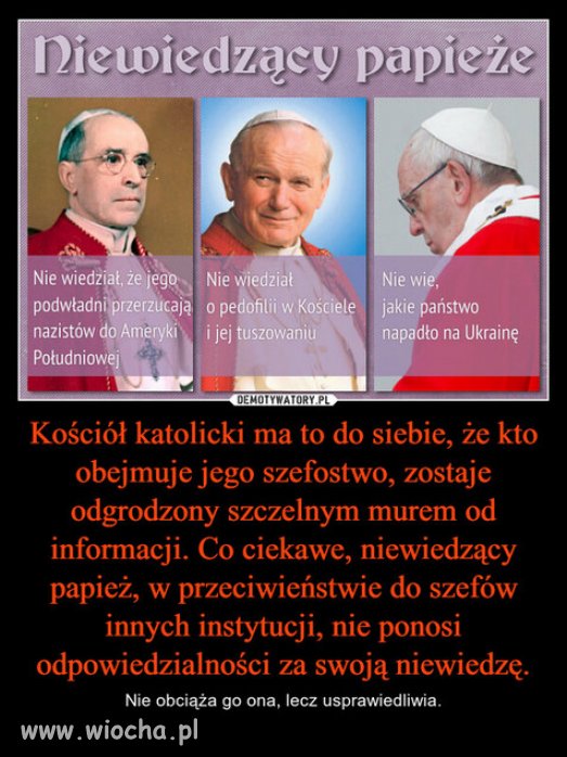 Jaka jest ich rola, jezeli niczego nie wiedza?